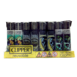 clipper-lighters-astro-skull-48-ct