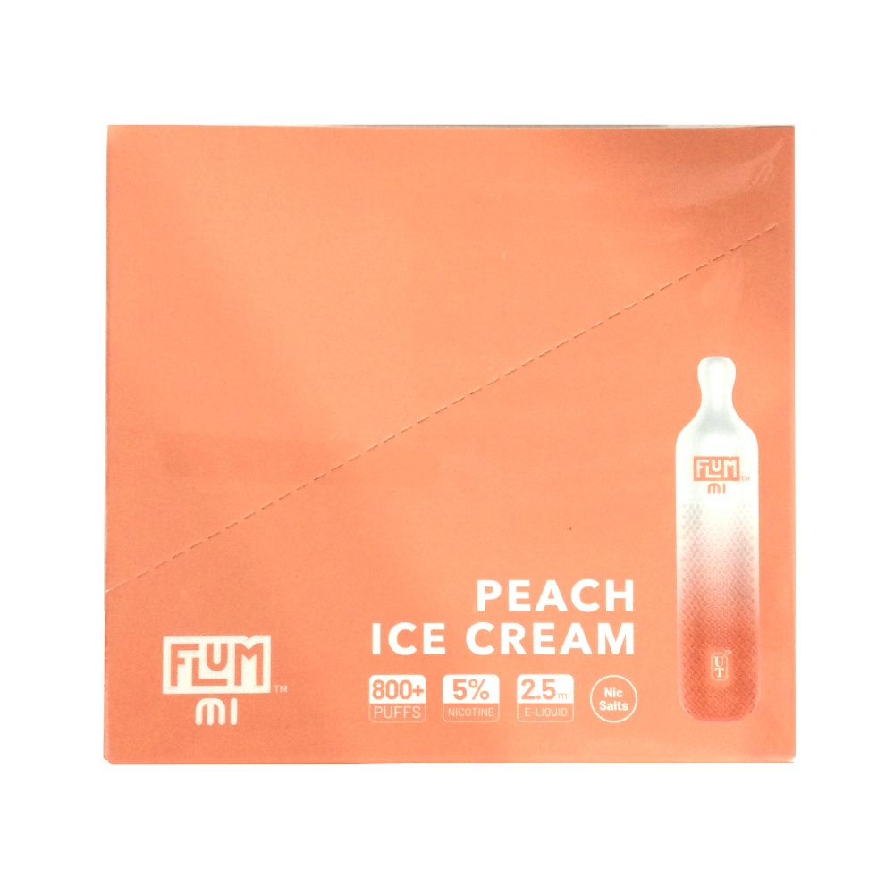 FLUM MI PEACH ICE CREAM 2.5ML 800PUFFS