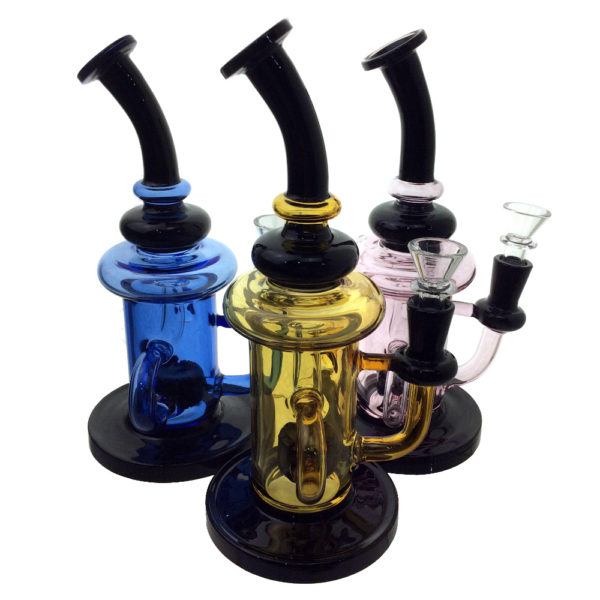 9-inch-2-color-5mm-recycler-water-pipe