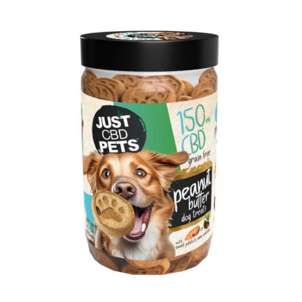 just-cbd-pets-150mg-20-treats-peanut-butter-dog-treats