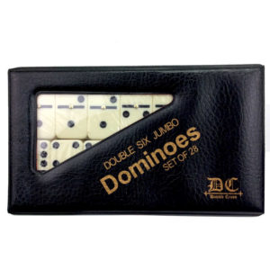 double-six-jumbo-dominoes-leather-case-28-pc-set