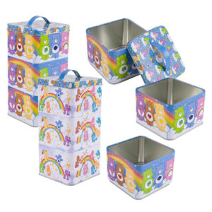 9-5-inch-care-bears-square-3-part-stackable-canister-88095