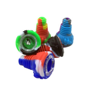 silicone-14-19-mm-male-bowl-with-glass-and-honey-bee