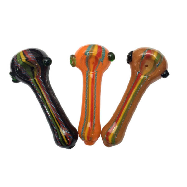 4-inch-rasta-line-assorted-colors-frit-dust-hand-pipe