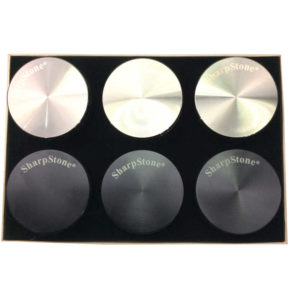 63mm-sharp-stone-zinc-4-part-grinders-display