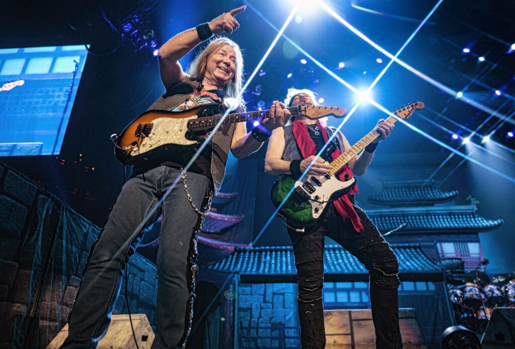 Dave Murray and Adrian Smith