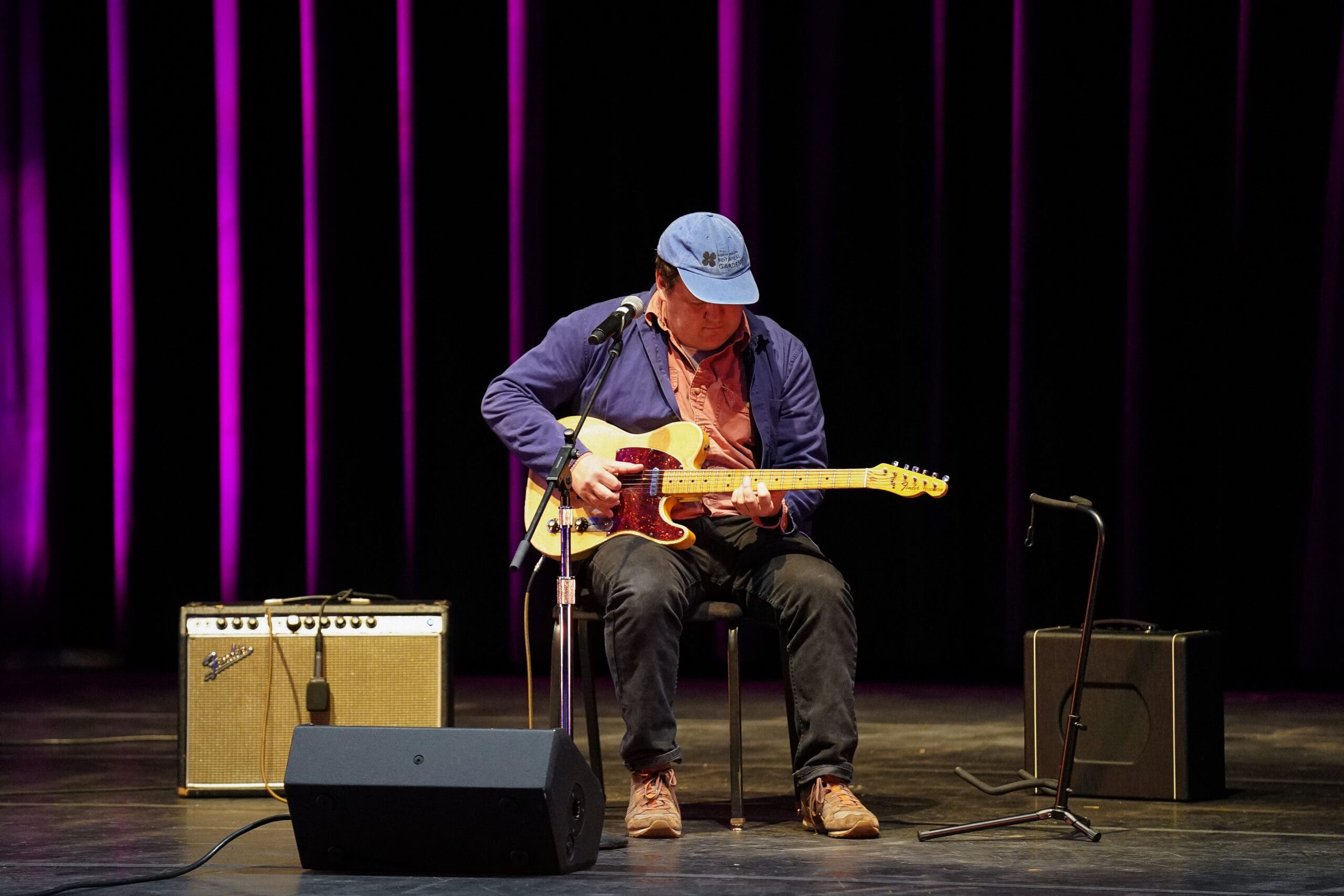 Jake Xerxes Fussell at Kennedy Center Washington DC Dec. 1, 2022 Photo by Casey Ryan Vock