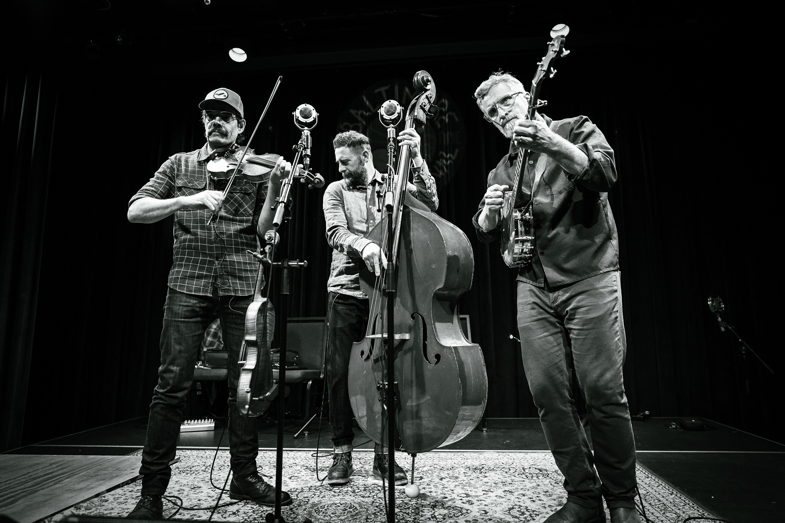 Lonesome Ace Stringband at Baltimore Old Time Music Festival at Creative Alliance March 10-11, 2023 Photo by Casey Ryan Vock