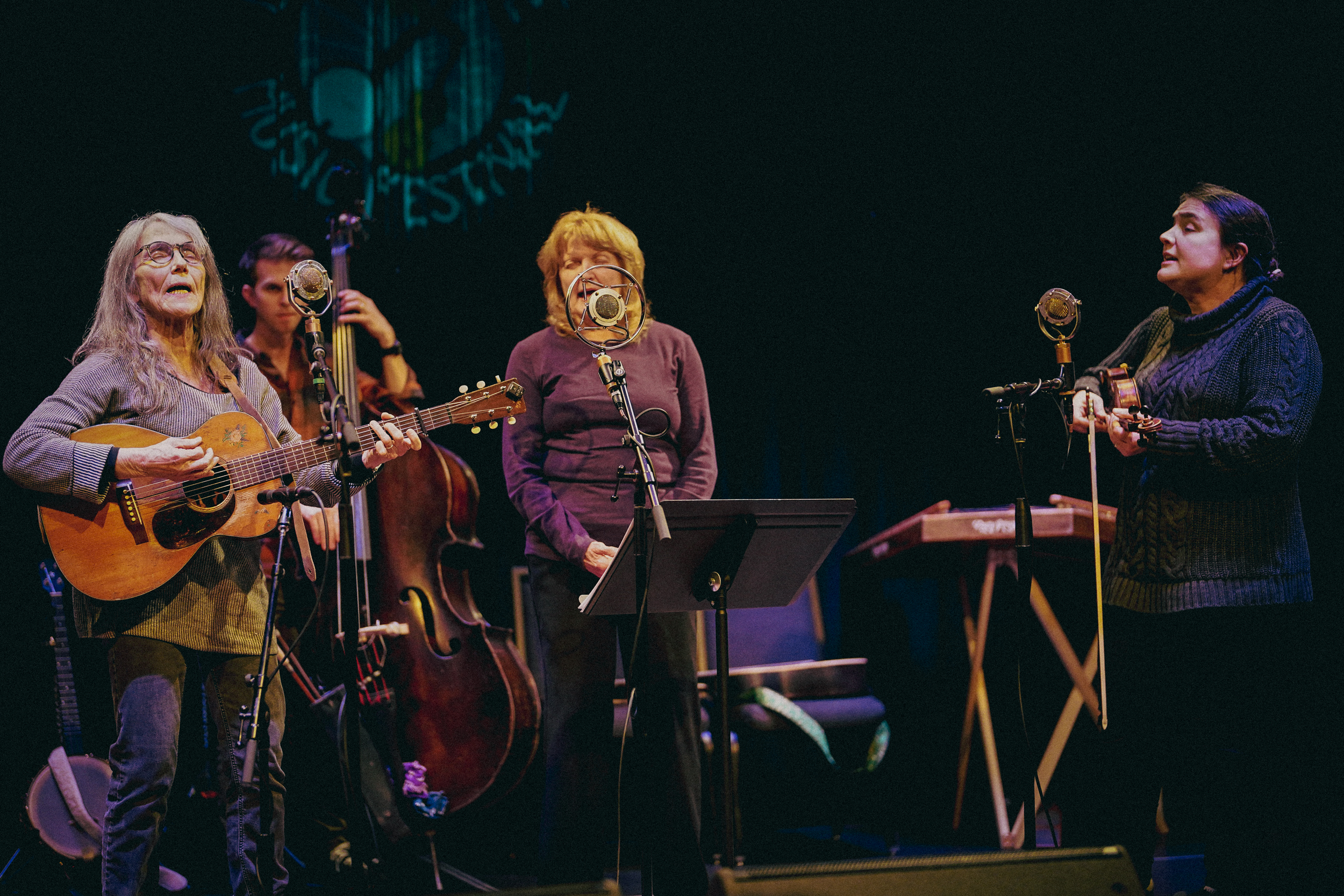 Ginny Hawker Trio at Baltimore Old Time Music Festival at Creative Alliance March 10-11, 2023 Photo by Casey Ryan Vock