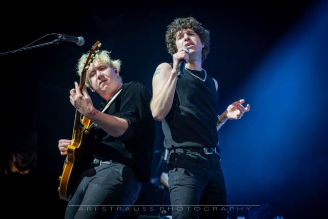 The Kooks founding members, Hugh Harris (left) and Luke Pritchard (right) rocked The Anthem on June 4, 2025. (Photo by Ari Strauss)