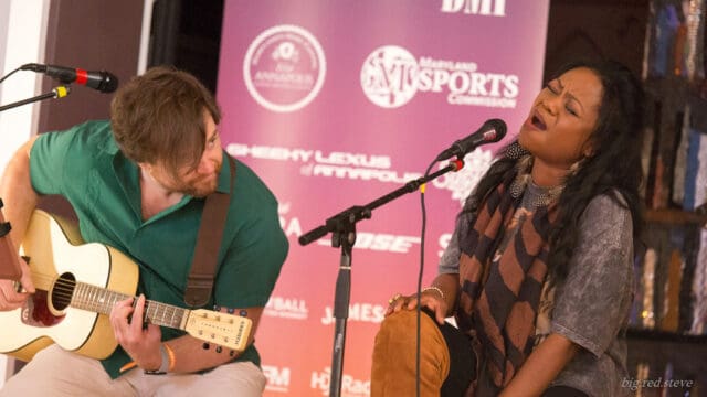 Sam Ashworth and Ruby Amanfu