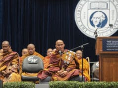 Around Town: Walk for Peace @ The George Washington University — 2/11/26 Buddhist Monks