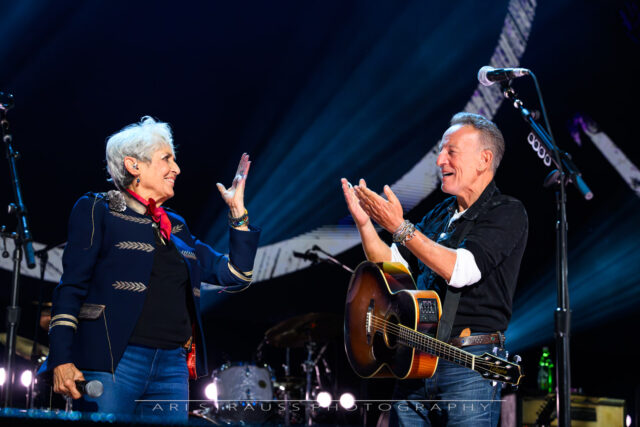 Joan Baez and Bruce Springsteen