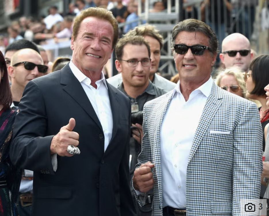 Arnold Schwarzenegger admits that his competition with Sylvester Stallone became excessively intense
