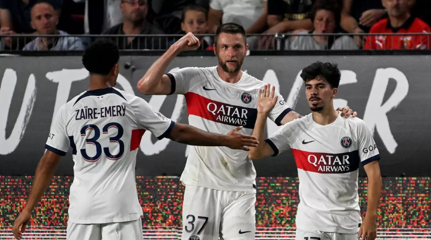 PARIS SAINT-GERMAIN (PSG) CLIMB TO THIRD PLACE WITH A STRIKING LIGUE 1 WIN OVER RENNES, SECURING A 3-1 VICTORY ON THE ROAD