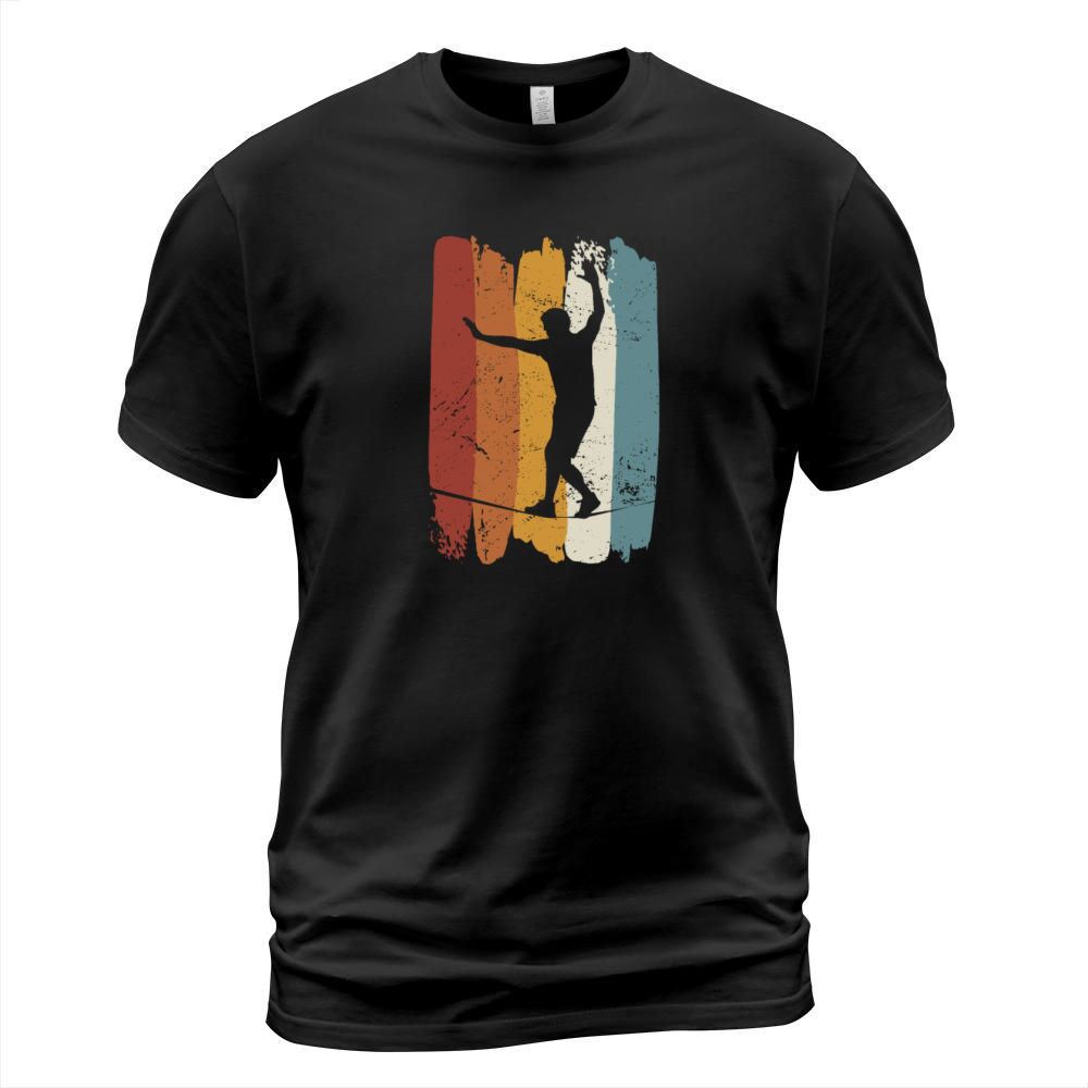 Retro vintage Slackline T-Shirt Unisex