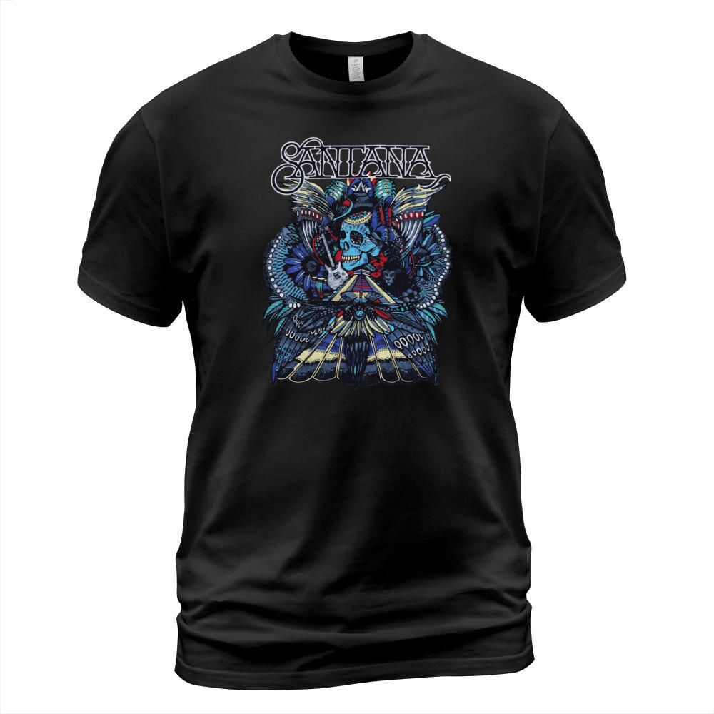 Carlos Santana Folk Skull T-Shirt Unisex