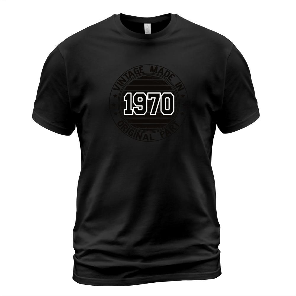 Vintage Made In 1970 Original Part Birthday 1970 T-Shirt Unisex