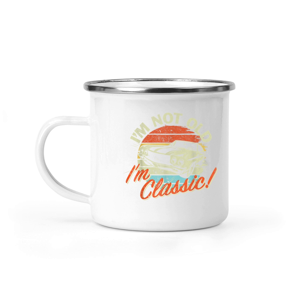 Classic Car Old Cars Birthday Gift Im not old Im Camping Mug