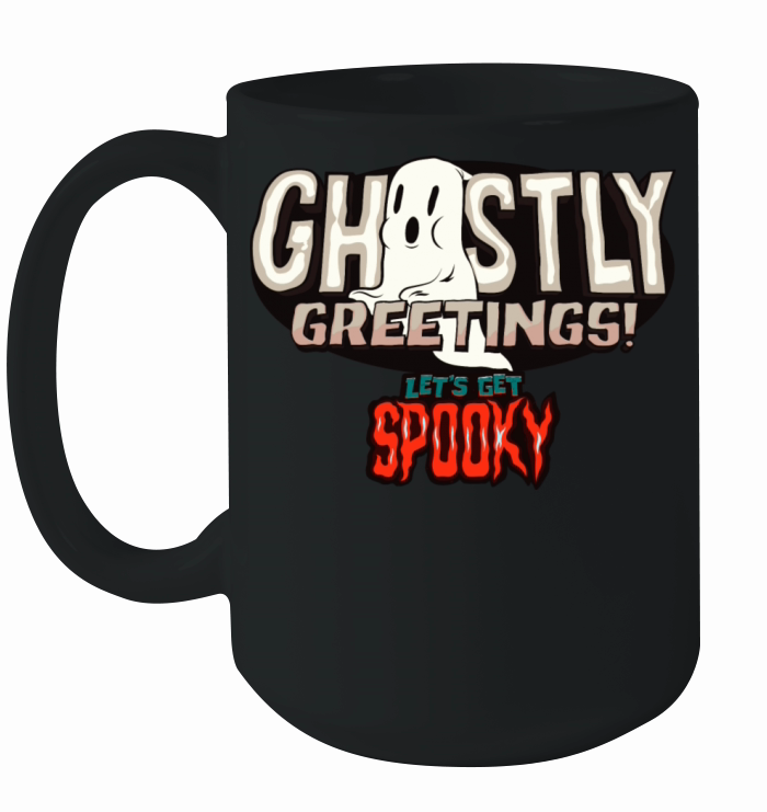 halloween ghost spooky horror for ghost lovers Ceramic Mug