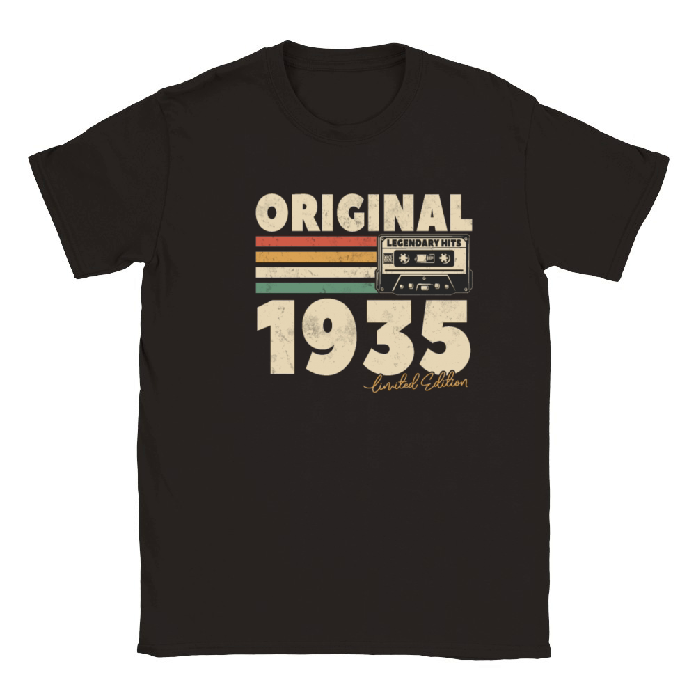 Vintage 1935 Birthday Gift Classic Kids Crewneck T-shirt