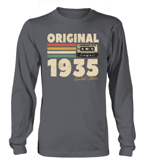 Vintage 1935 Birthday Gift Long sleeved Unisex