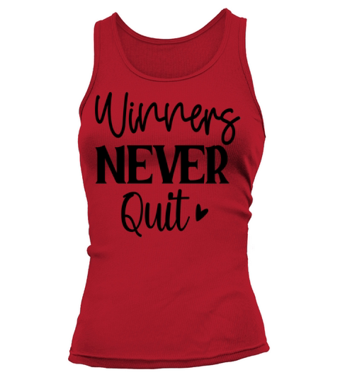 Winners Never Quit Tank top Woman