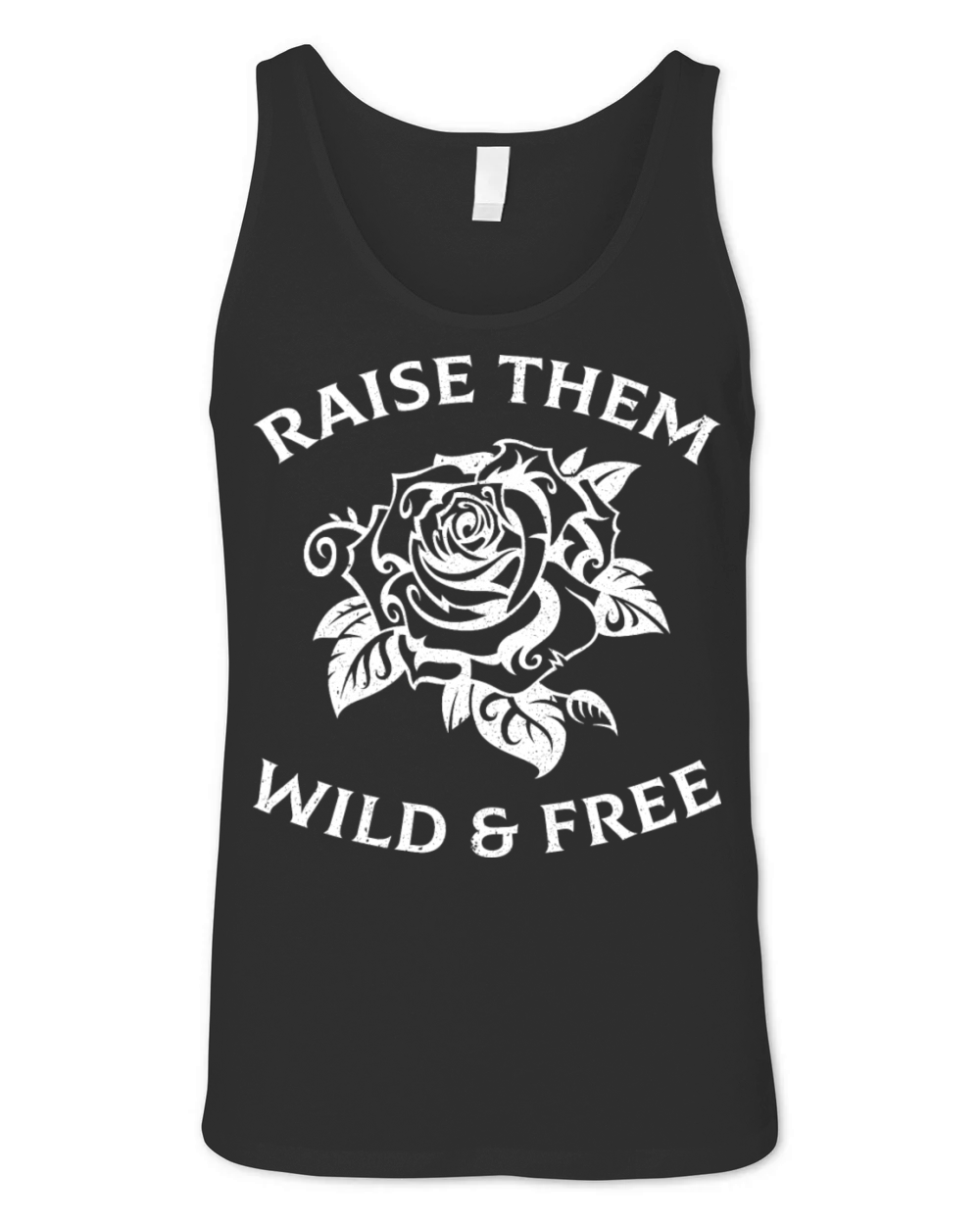 Raise Them Wild Free Hippie Mama Unisex Jersey Tank