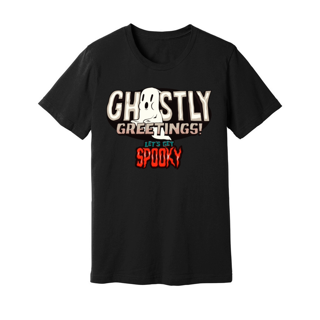 halloween ghost spooky horror for ghost lovers Unisex Jersey Tee