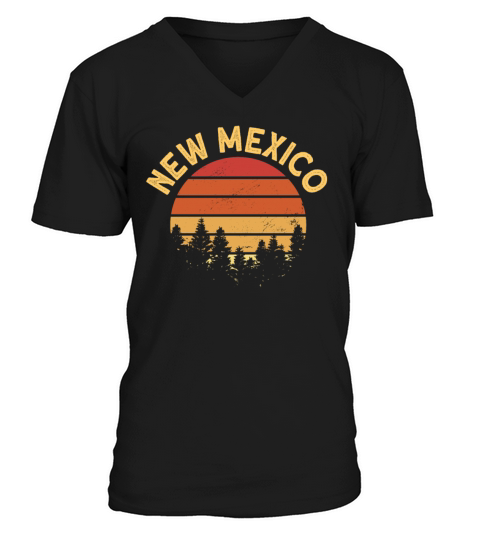 New Mexico Usa Staate V-Neck T-shirt