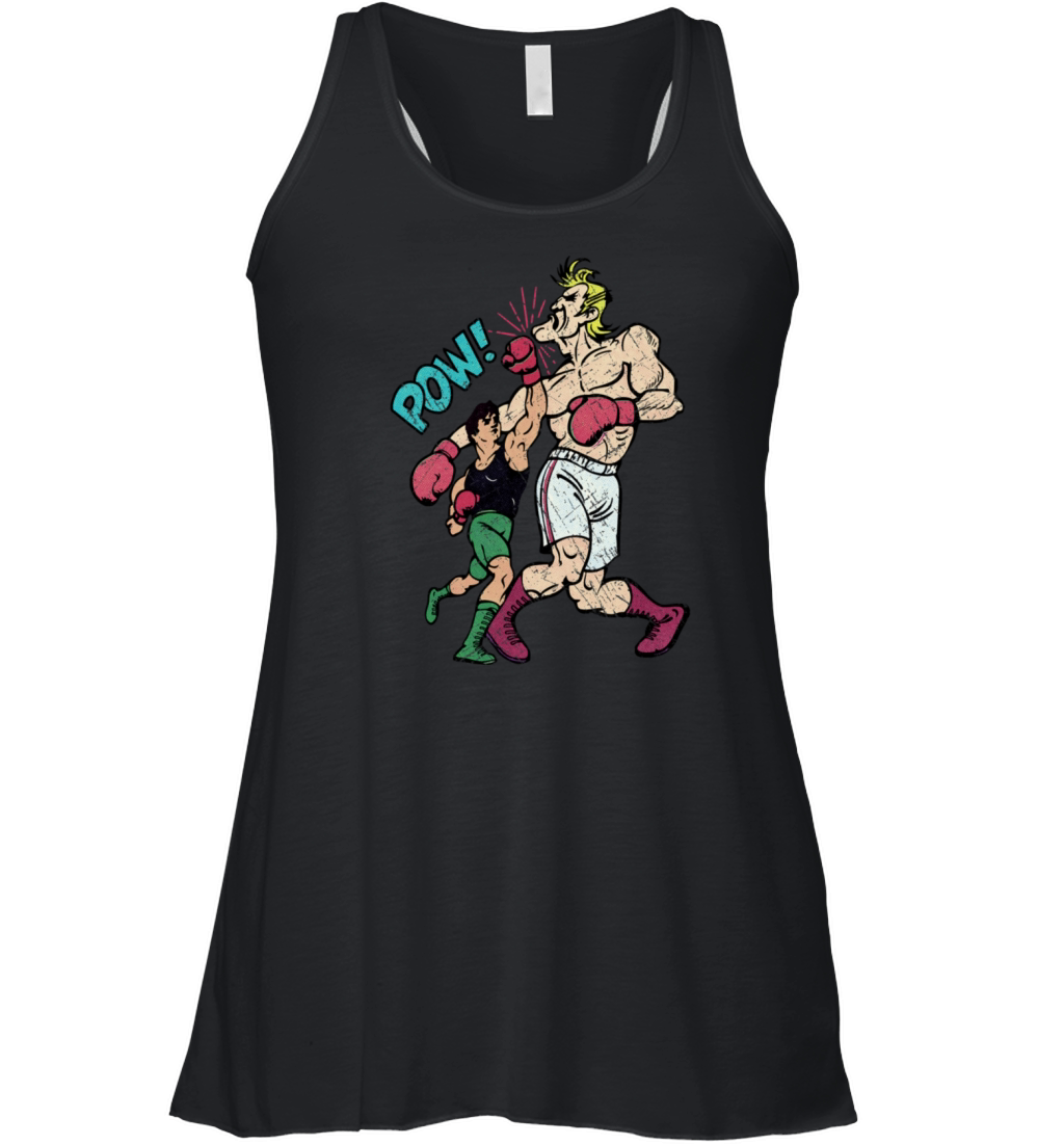 Punch Out Vintage Poster V01 Women's Flowy Tank Top