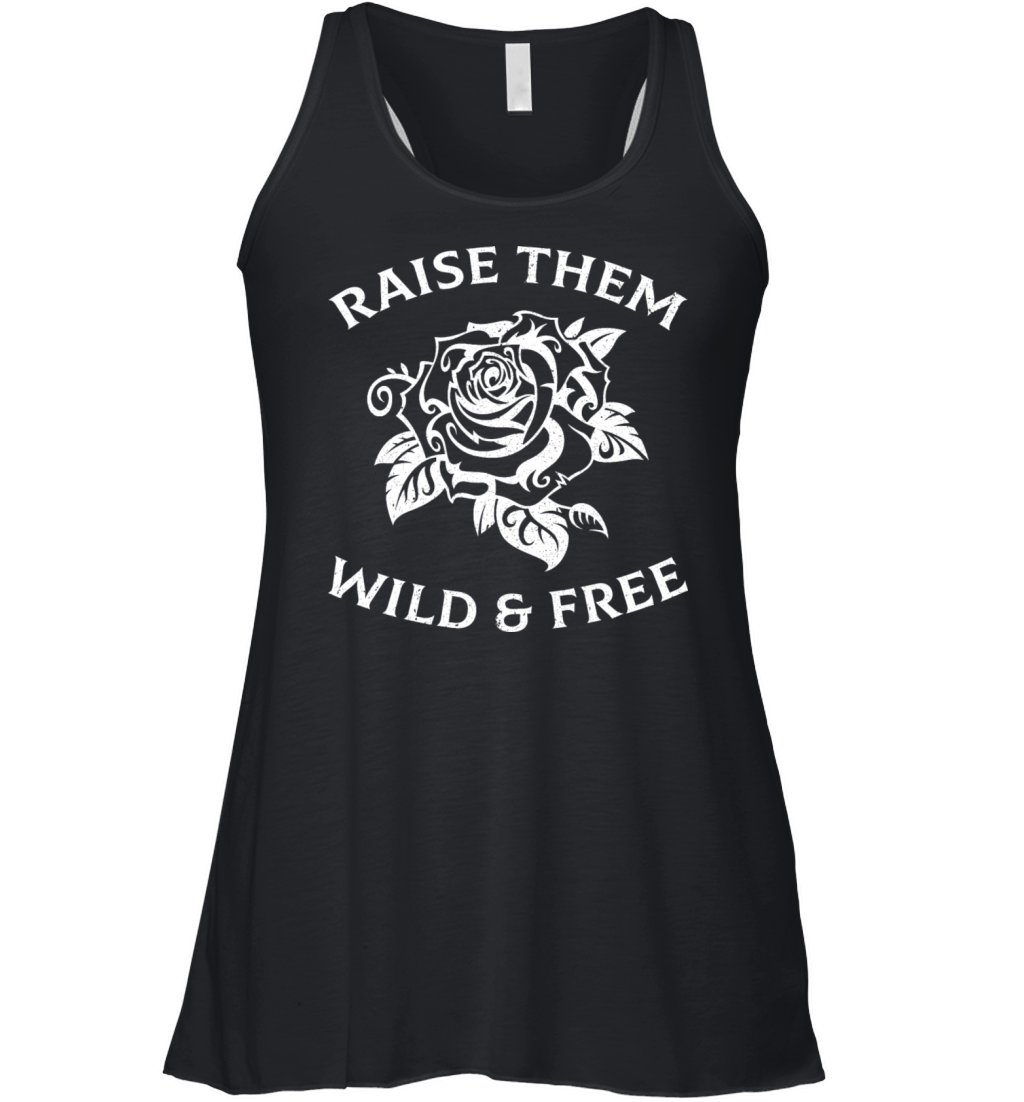Raise Them Wild Free Hippie Mama Women's Flowy Tank Top