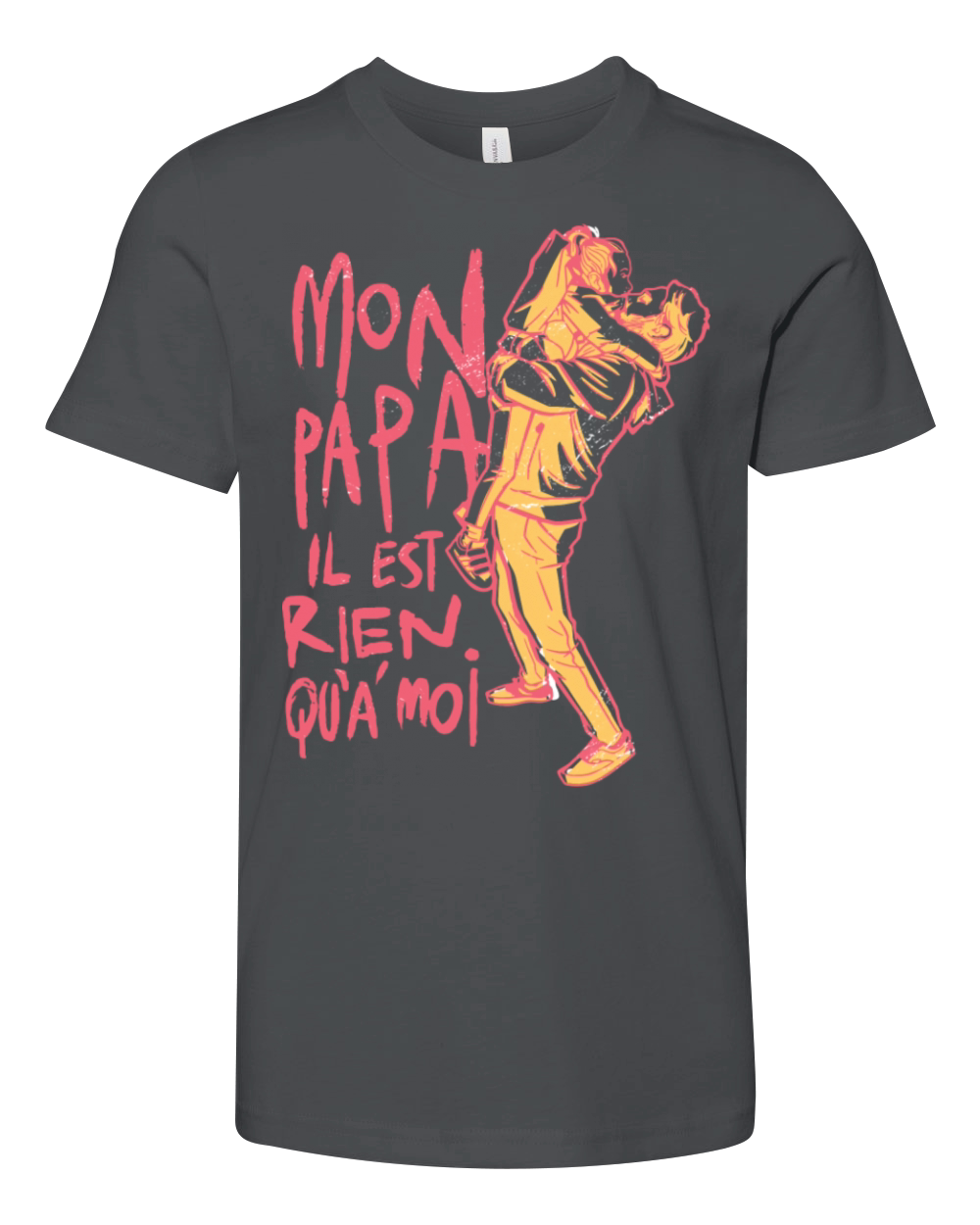 My Dad Is Mine A Dad With His Daughter And The The Youth Unisex Jersey Tee