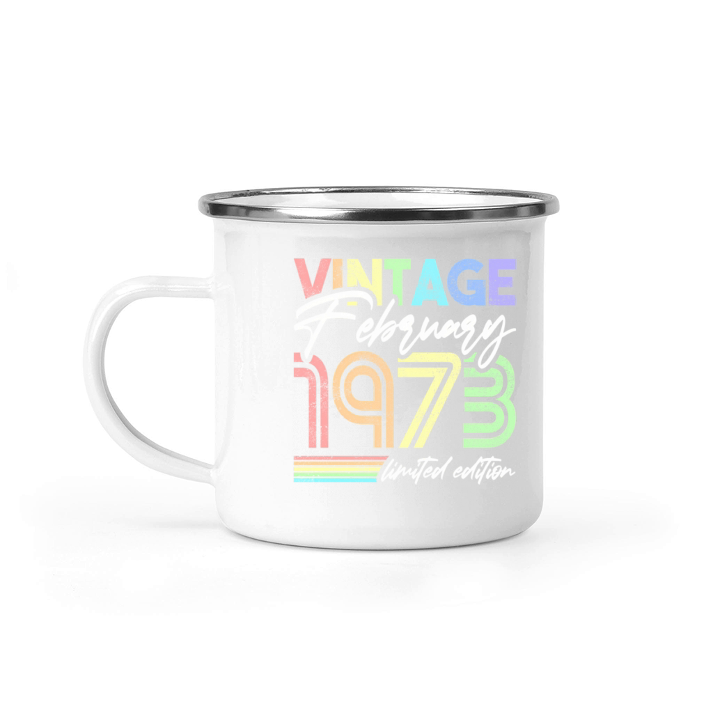 1973 For February 1973 Camping Mug