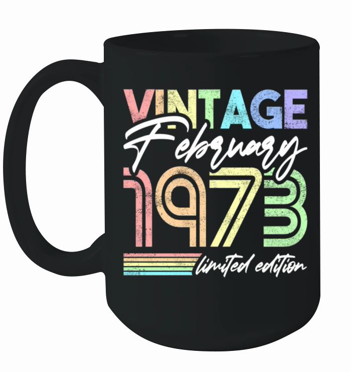 1973 For February 1973 Ceramic Mug