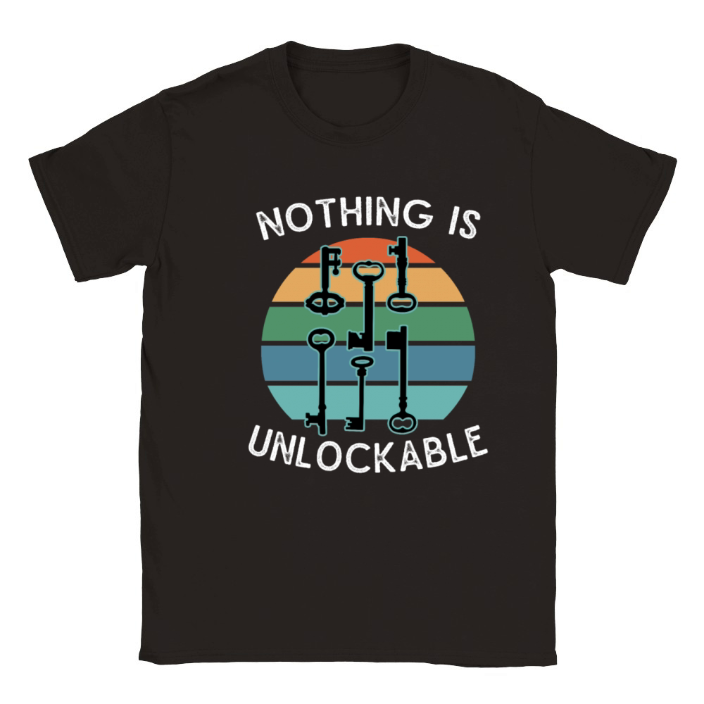 Locksmith Nothing Is Unlockable Pick Tools Classic Kids Crewneck T-shirt