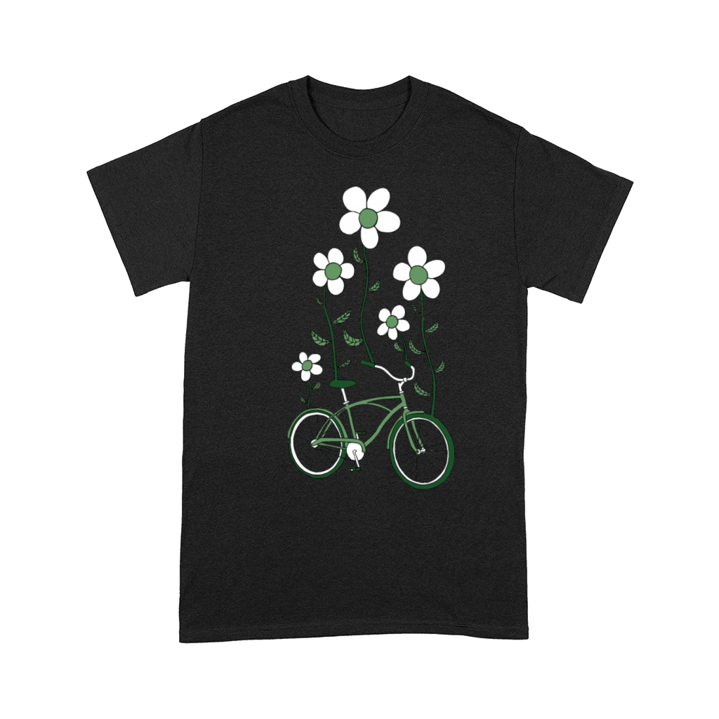 bike flowers shirt Comfort T-shirt