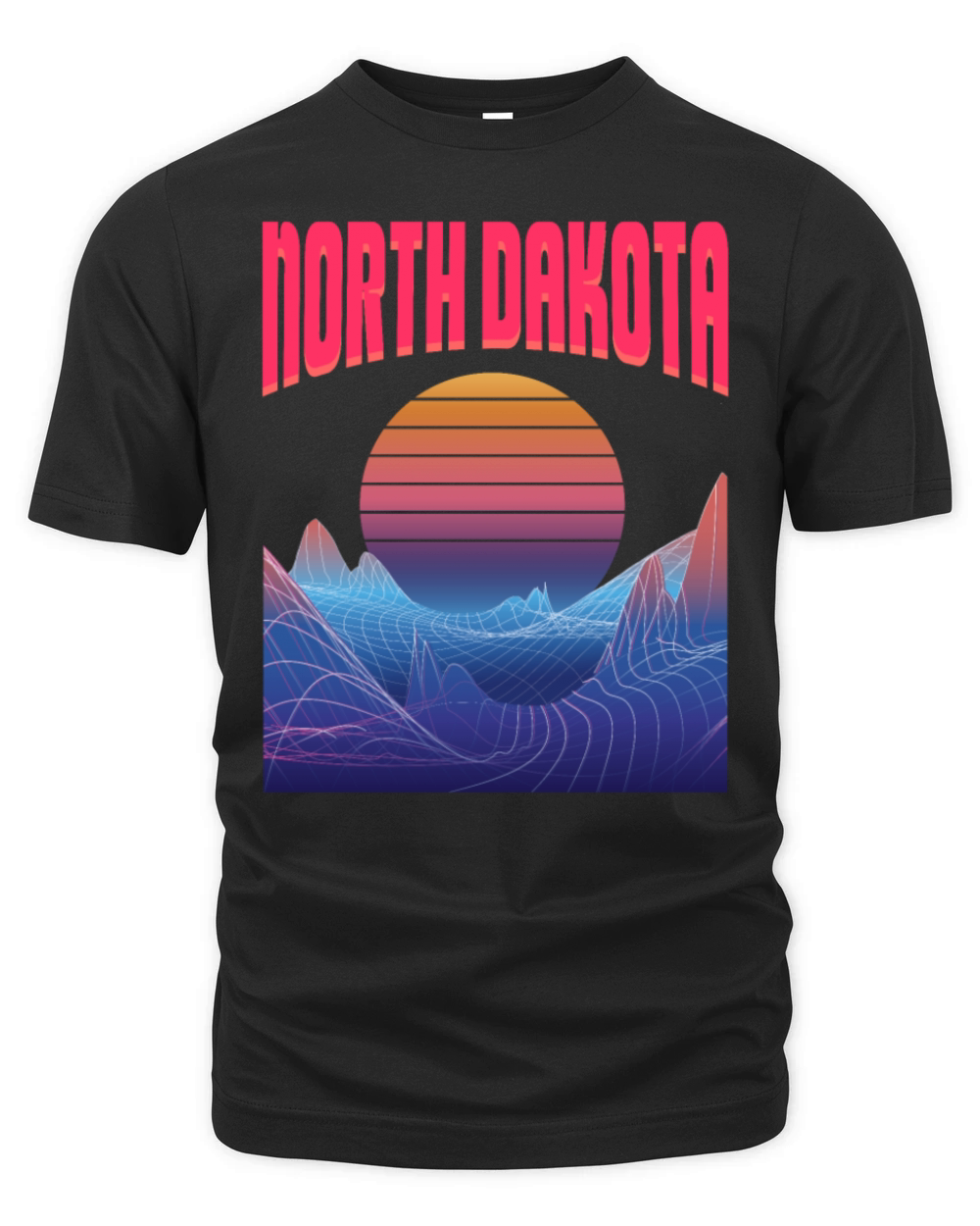 North Dakota Usa Staate Organic Unisex T-shirt