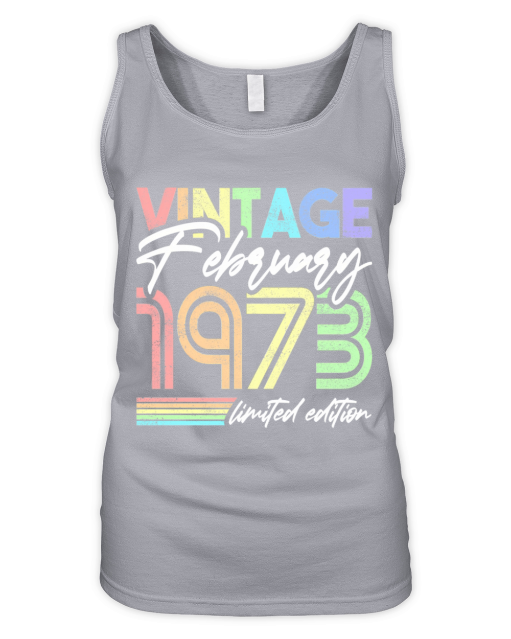1973 For February 1973 Organic Women's Tank Top