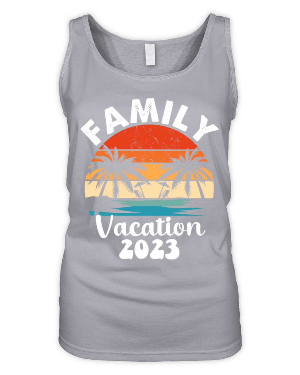 Family Vacation 2023 Beach Matching Summer 2023 Organic Women's Tank Top