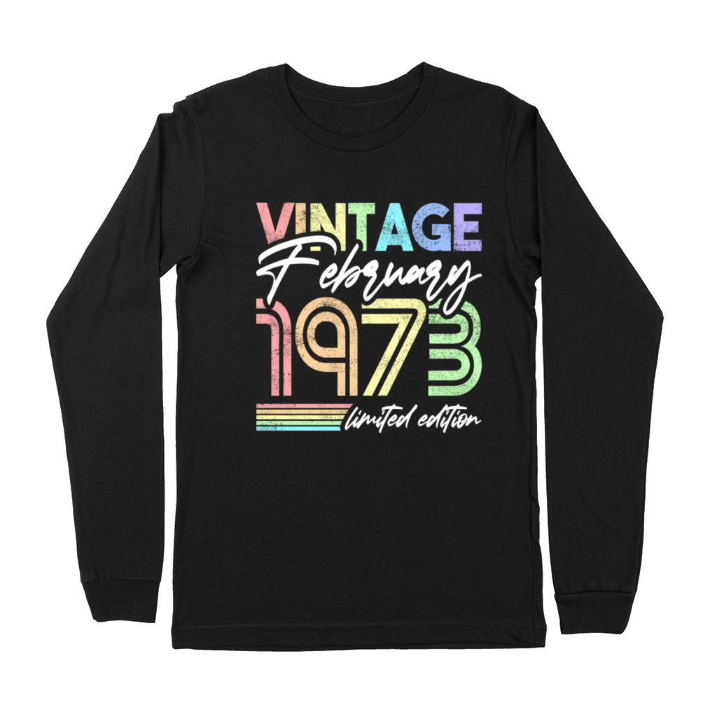 1973 For February 1973 Premium Long Sleeve