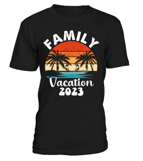 Family Vacation 2023 Beach Matching Summer 2023 T-Shirt Unisex