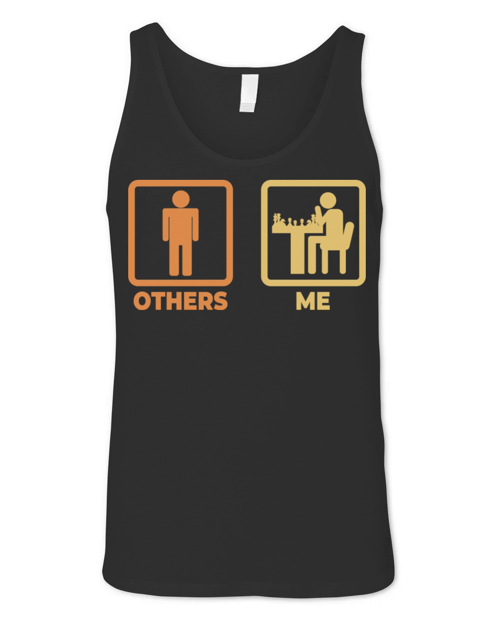 Me as a Chess Player Unisex Jersey Tank