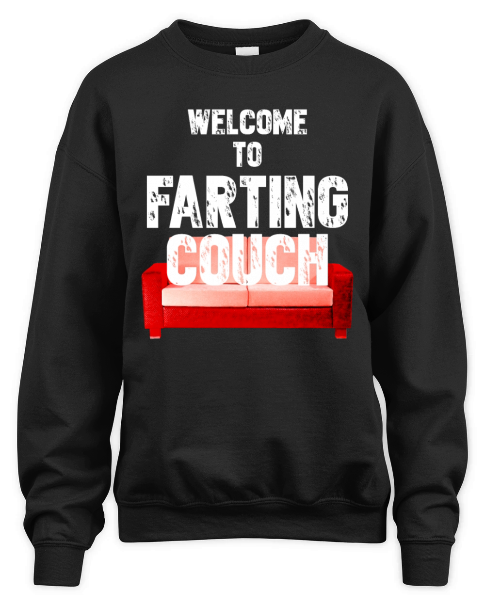 Welcome To Farting Couch Unisex Premium Crewneck Sweatshirt