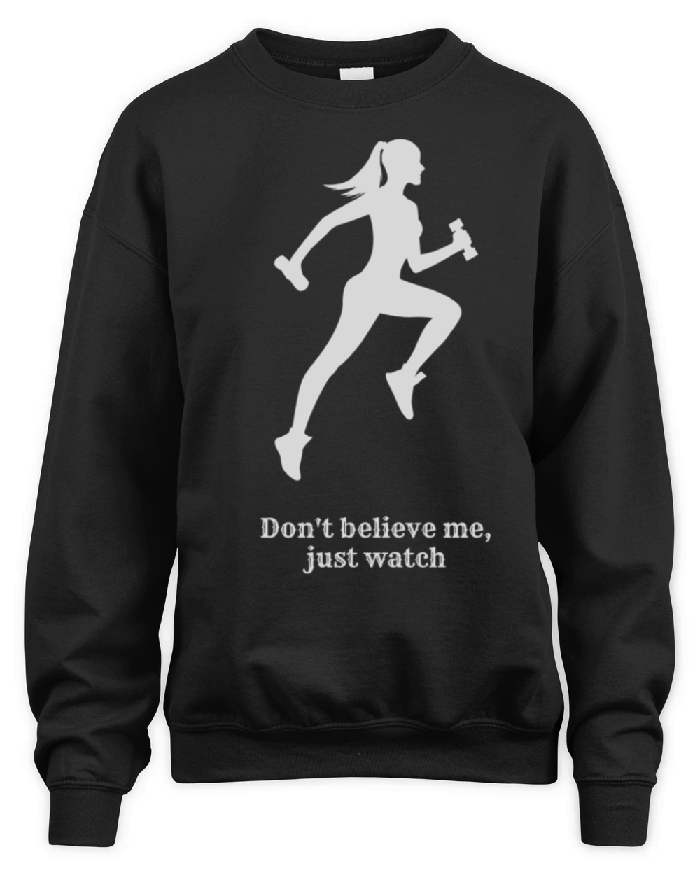 Womens Vintage Sport don’t believe me just watch Unisex Premium Crewneck Sweatshirt