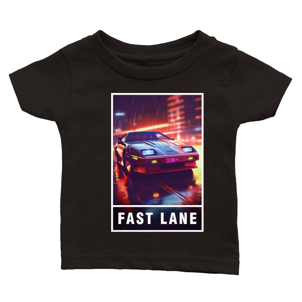 Fast Lane Classic Baby Crewneck T-shirt