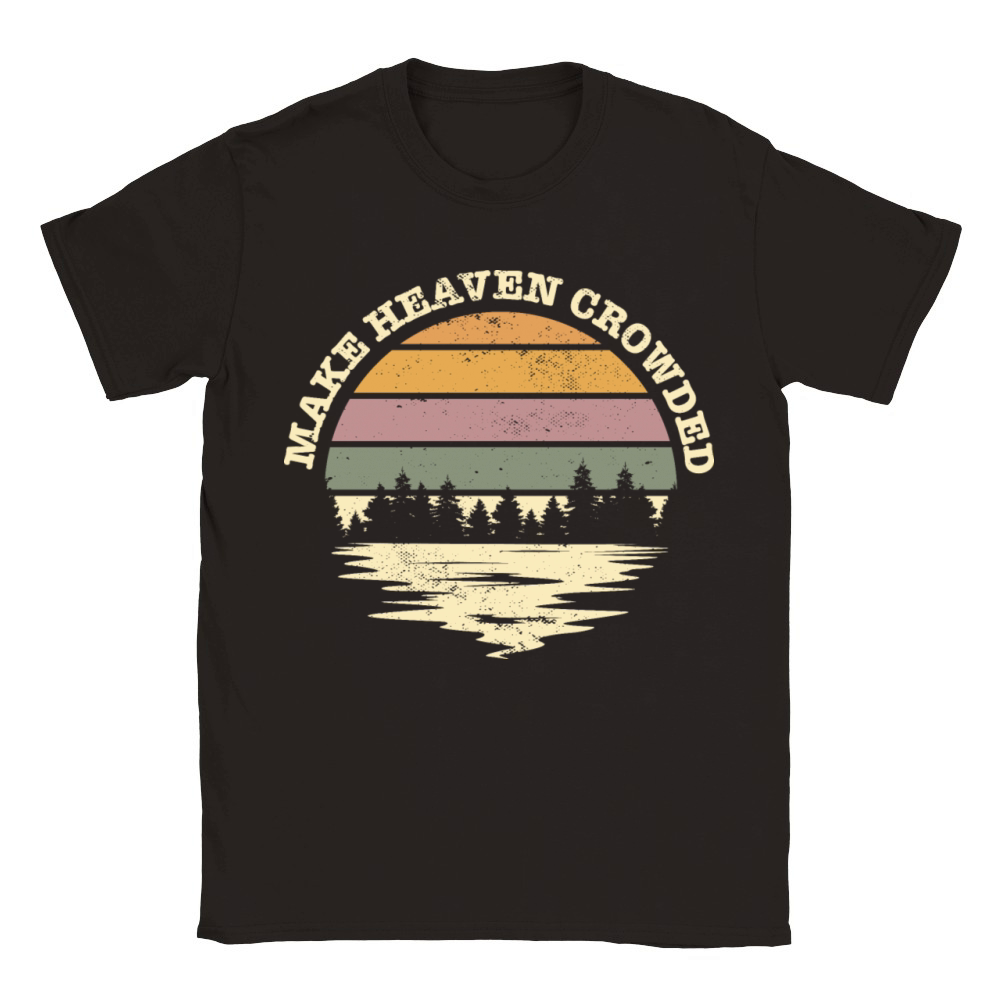 Make Heaven Crowded Bible Verse Quote Jesus Classic Kids Crewneck T-shirt