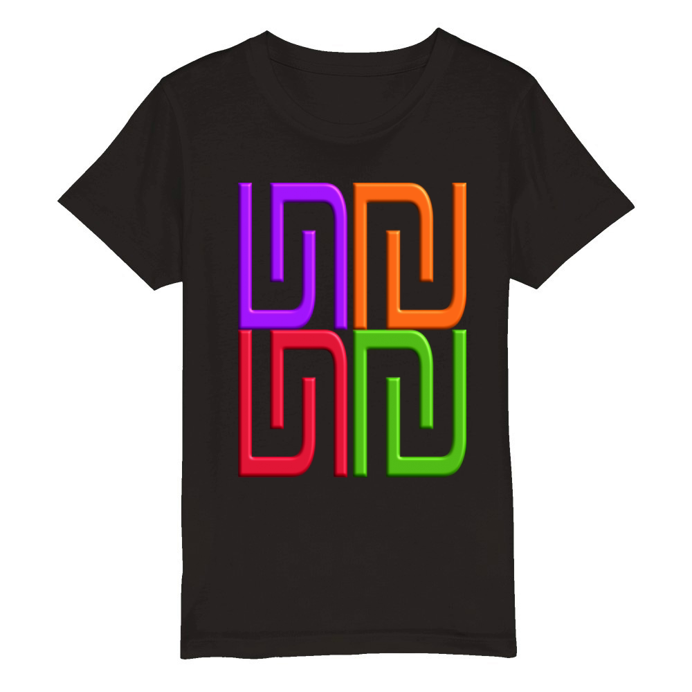 symbol tribal Organic Kids Crewneck T-shirt