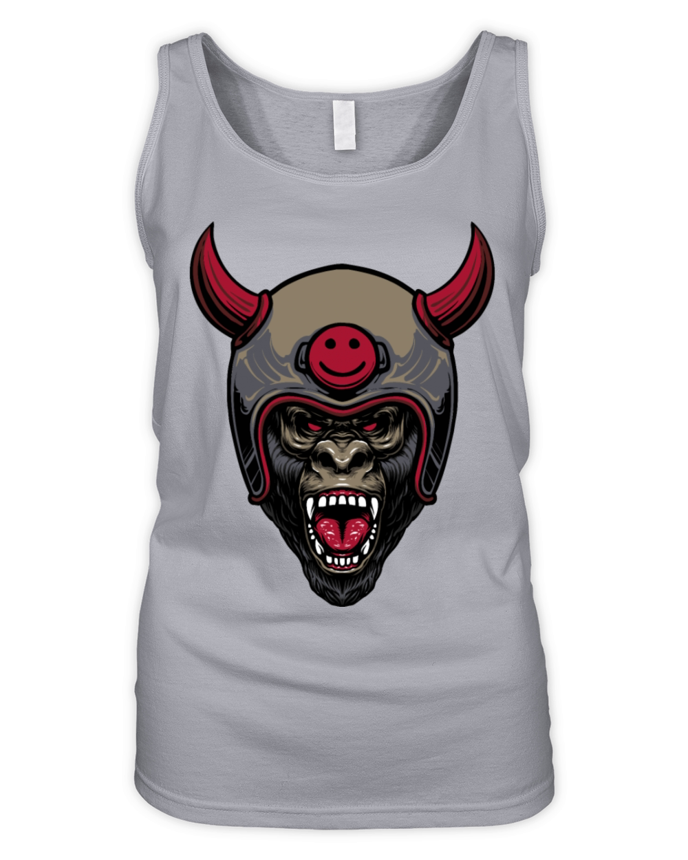 Gorilla head motorcycle Organic Women's Tank Top