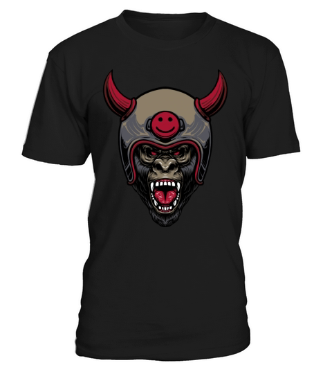 Gorilla head motorcycle T-Shirt Unisex